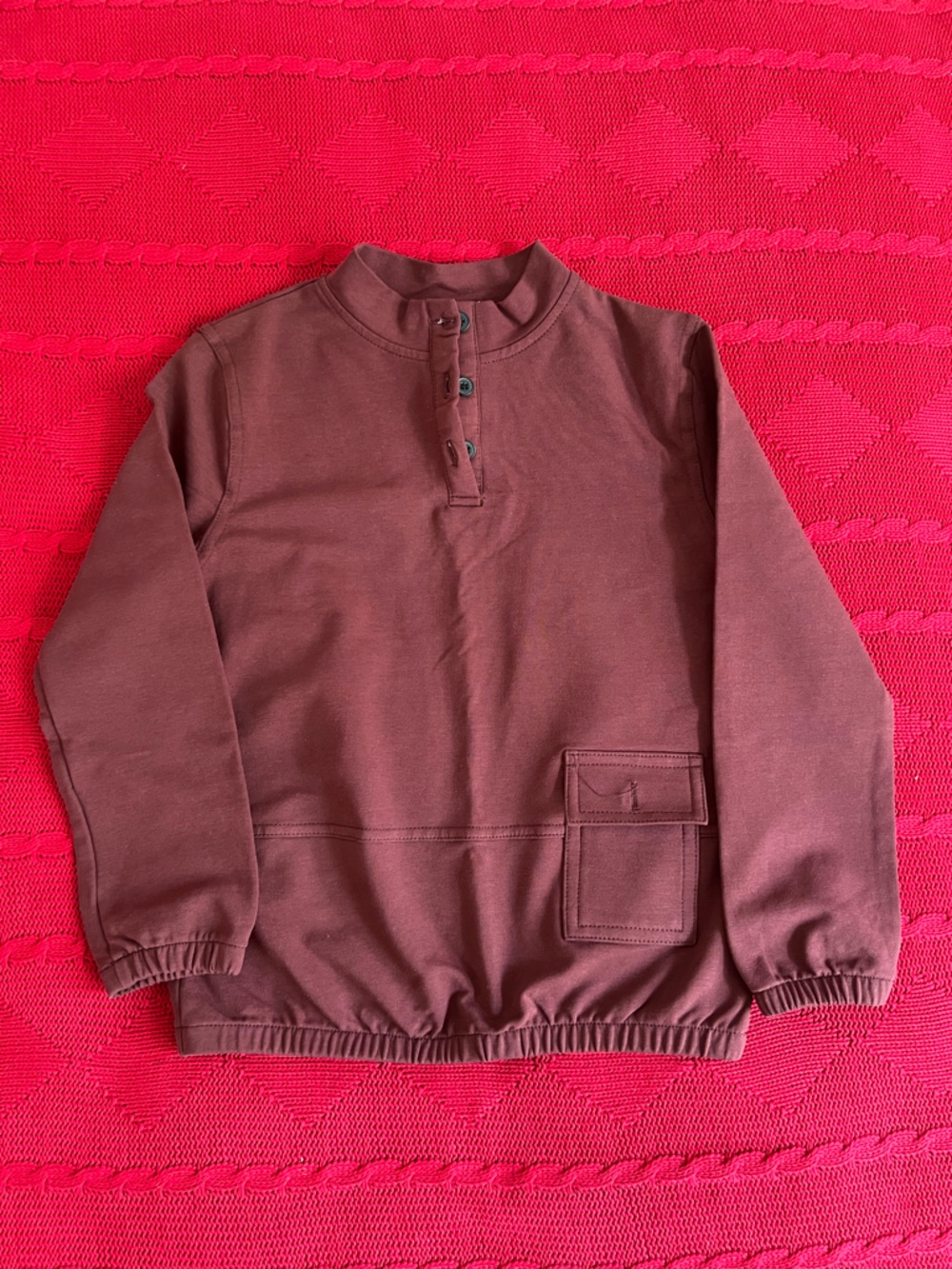 Kids Brown Pullover Sweater